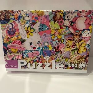 Seesaw Retro Easter 1000 Pc Puzzle